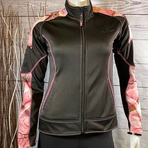 Huntsworth Zippered Camo Jacket Size M